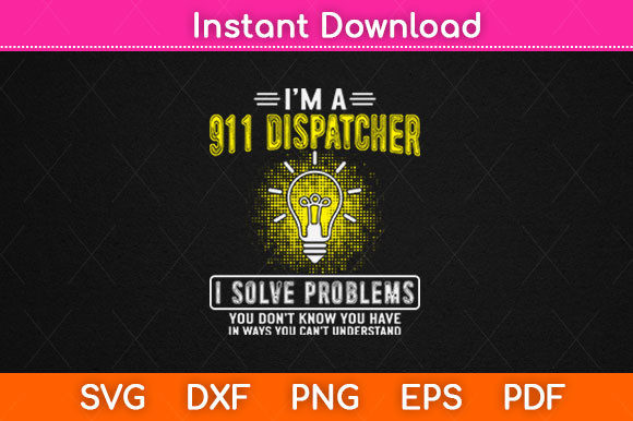 911 Dispatcher Graphics for Crafts