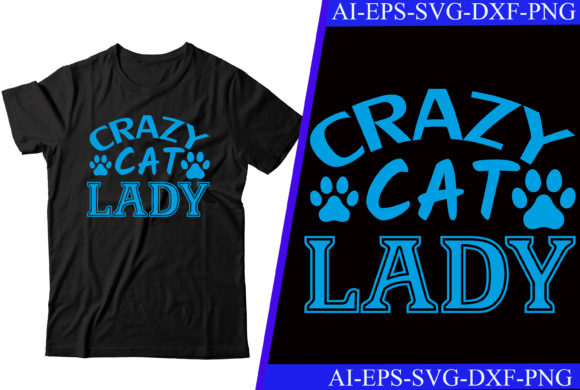 Crazy Cat Lady Graphics for Crafts & Web