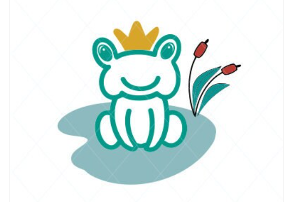 Frog Graphics for Modern Crafts