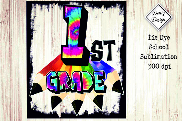 Graphics for Crafts: 1st-grade Tie Dye School Sublimation Review