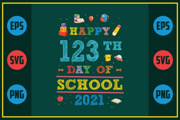 Happy 123th Day Graphics for Crafts
