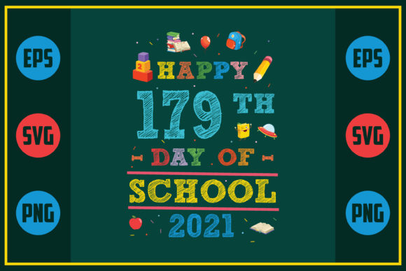 Reviewing Happy 179th Day of School 2021 for Embroidery