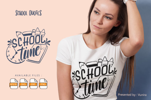 School Time Graphics for Crafts