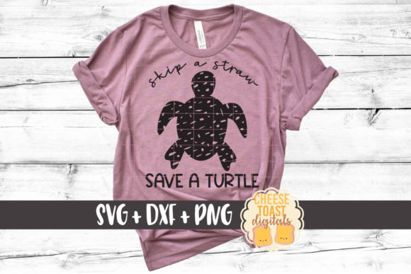 Skip a Straw Save a Turtle Graphics for Crafts