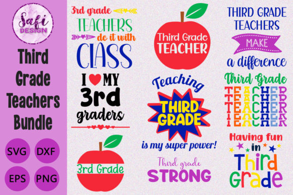 Third Grade Teachers Bundle: Graphics & Crafts